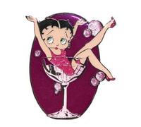 Betty Boop Champagne Lapel Pin, Metal