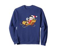 Betty Boop Christmas Sleigh Sweatshirt