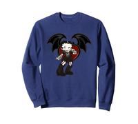 Betty Boop Goth Punk Winged Heart Valentine's Day Halloween Sweatshirt