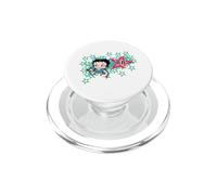 Betty Boop Green Stars With Dots PopSockets PopGrip for MagSafe