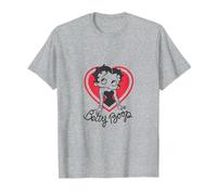 Betty Boop Heart Heather PAPL1984 T-Shirt