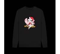 Betty Boop Heart Unisex Sweatshirt Betty Boop Black 3XL