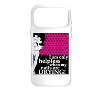 Betty Boop I Am Only Helpless When My Nails Are Drying Case for iPhone 17 Pro Max