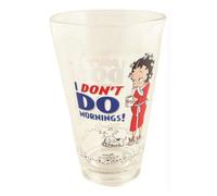 Betty Boop, I Don't Do Mornings Half Pint Glass BP2125