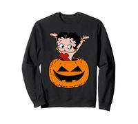 Betty Boop In Evil Pumpkin Halloween Sweatshirt