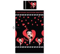 Betty Boop Just Kissing Hearts Single Duvet Bed Set