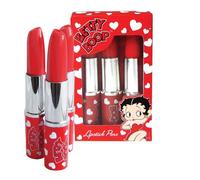 Betty Boop Limited Edition Deluxe Wide Range Stationary-Choose Your Option (Classic Red Heart Lipstick Pen set of 3)