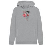 Betty Boop Men's Oop-A-Doop Hoodie in Grey | Size: Medium Betty Boop Grey M