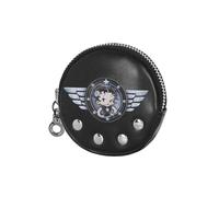 Betty Boop Motor Love-Cookie Coin Purse, Black, 8.7 x 8.7 cm