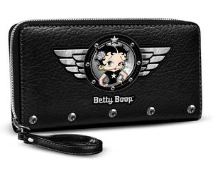 Betty Boop Motor Love-Essential Wallet, Black, 19 x 10 cm