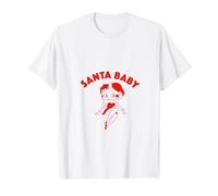 Betty Boop Official Santa Baby Graphic PAPL3163 T-Shirt