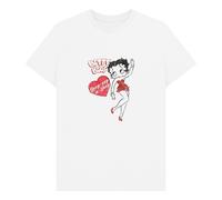Betty Boop Oop-A-Doop White T-Shirt | Size: Large Betty Boop White L