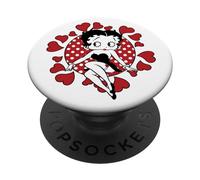 Betty Boop Polka Dot Heart Circle PopSockets Adhesive PopGrip