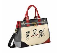 Betty Boop™ Shades Of Betty Designer Handbag with a Golden Locket-style Heart Charm.