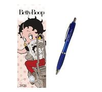 Betty Boop Slim Calendar 2026 + EXCLUSIVE LIMITED EDITION PEN