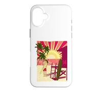Betty Boop Sunset Beach Surfer Case for iPhone 16 Plus