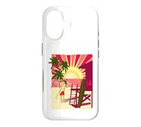 Betty Boop Sunset Beach Surfer Case for iPhone 17