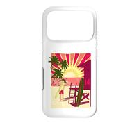 Betty Boop Sunset Beach Surfer Case for iPhone 17 Pro