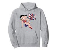 Betty Boop UK Union Jack Flag Clothing Pullover Hoodie