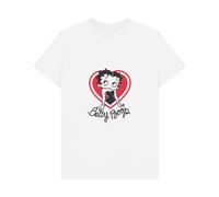 Betty Boop Unisex Adult Heart T-Shirt / N/A N/A PN1373