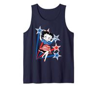 Betty Boop USA Flag Dress And Stars Tank Top