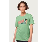 Betty Boop Women's Surf Hawaii Floral Board Relaxed Fit T-Shirt in Mint | Size: Large Betty Boop Mint L