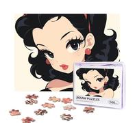 BETTY BOOP2 Puzzles 500 Pieces Personalized Jigsaw Puzzles Photos Puzzle with Storage Bag Challenging Picture Puzzle for Adults Home Decor Wedding (52x38 CM)