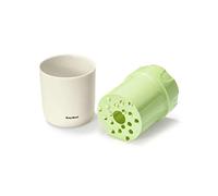 Betty Bossi Apple Grater: Quickly & Cleanly Grates Apples, Collects Juice, Dishwasher Safe, Green Plastic