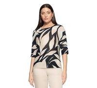 Betty & Co 5995/3899 Sweater Pullover, Dark Blue/Cream, 46 for Women