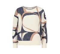 Betty & Co Women's 5796/3470 Pullover Sweater, White/Dark Blue, 20