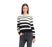 Betty & Co Women's 5937/3235 Pullover Sweater, Black/Cream, 14