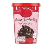 Betty Crocker Chocolate Flavour Icing 400g x 1 - Ready-to-Use Cake Frosting, Rich Spreadable Topping for Desserts with Welari Thank You Card | (1 Pack)