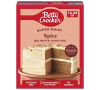 Betty Crocker Delights Super Moist Spice Cake Mix, 13.25 oz. (Pack of 12)