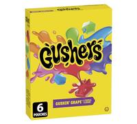 Betty Crocker Gluten Free Gushers Gushin Grape/Tropical, 6-Count, 138 Gram [Canada]