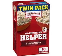 Betty Crocker Hamburger Helper Stroganoff, Pasta & Creamy Sauce Mix, Twin Pack, 13 oz