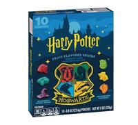 Betty Crocker Harry Potter Fruit Snacks Multipack, 10 x 22.6g Pouches, Assorted Enchanting Fruit Flavours, Soft Chewy Kids Snacks with Hogwarts Trivia Inside, Lunchbox Treats & Party Snacks - US Made