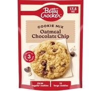 Betty Crocker Oatmeal Chocolate Chip Cookie Mix - 17.5 oz by Betty Crocker | Chewy Oatmeal Cookies With Chocolate Chips, Mix Drop And Bake, Ideal For Parties, Goodie Bags, Or Everyday Treats