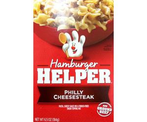 Betty Crocker PHILLY CHEESESTEAK Hamburger Helper 6.5oz (5 Pack)