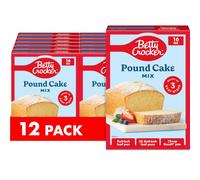 Betty Crocker Pound Cake Mix 453g (Pack of 3) | Versatile Base For Sweet Or Fruity Toppings, Top With Whipped Cream And Berries For A Classic Presentation