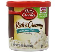 Betty Crocker Rainbow Chip Frosting 453 g (Pack of 4)