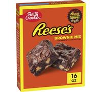 Betty Crocker REESE'S Brownie Mix with Reese's Peanut Butter Chips, Holiday Baking, 16 Ounce