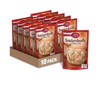 Betty Crocker Snickerdoodle Cookie Mix, 17.9 oz (Pack of 10) | America's #1 Cookie Mix Brand, Cinnamon-Sweet Classic, Ready In 3 Steps, About 18 Servings Per Pouch