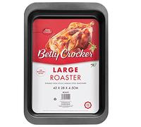 Betty Crocker Stainless Steel Rectangular Non-Stick Roaster - Large