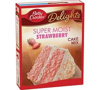 Betty Crocker Super Moist Strawberry Cake Mix, 15.25 oz (Pack of 6)