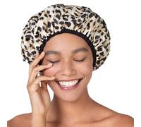 Betty Dain Stylish Design Terry Lined Shower Cap, The Socialite Collection, safari Spots"
