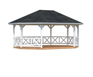 Betty L (4.7x6.2m | 25.0m2) Large Wooden Garden Gazebo