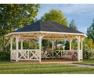 Betty L (4.7x6.2m | 25.0m2) Large Wooden Garden Gazebo