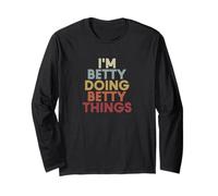 Betty Name Betty Personalized Name First Given Long Sleeve T-Shirt