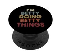 Betty Name Betty Personalized Name First Given PopSockets Adhesive PopGrip