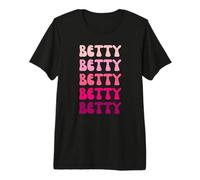 Betty Retro Stack Design Premium T-Shirt